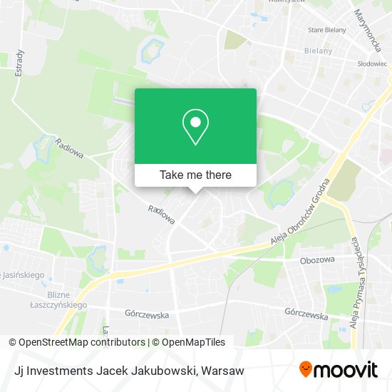 Jj Investments Jacek Jakubowski map