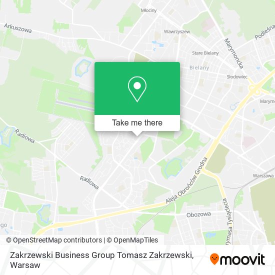 Карта Zakrzewski Business Group Tomasz Zakrzewski