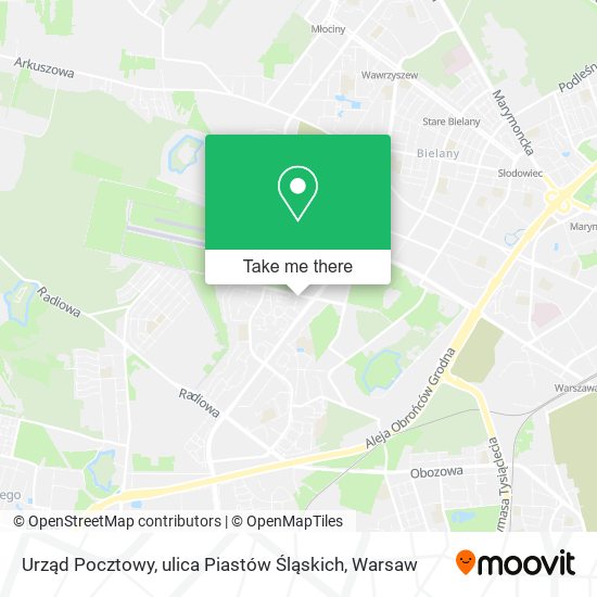 Urząd Pocztowy, ulica Piastów Śląskich map