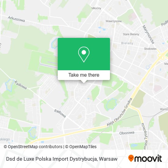 Dsd de Luxe Polska Import Dystrybucja map