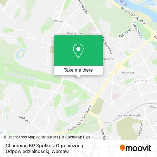 Champion BP Spółka z Ograniczoną Odpowiedzialnością map