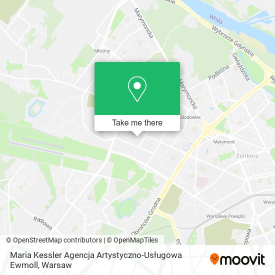 Maria Kessler Agencja Artystyczno-Usługowa Ewmoll map