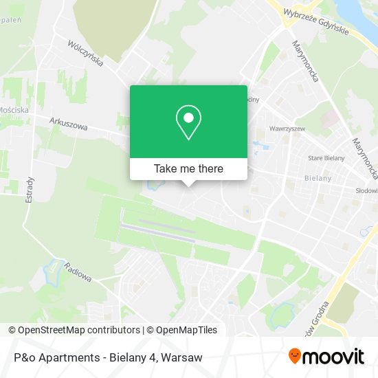 P&o Apartments - Bielany 4 map