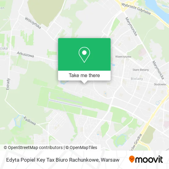 Карта Edyta Popiel Key Tax Biuro Rachunkowe