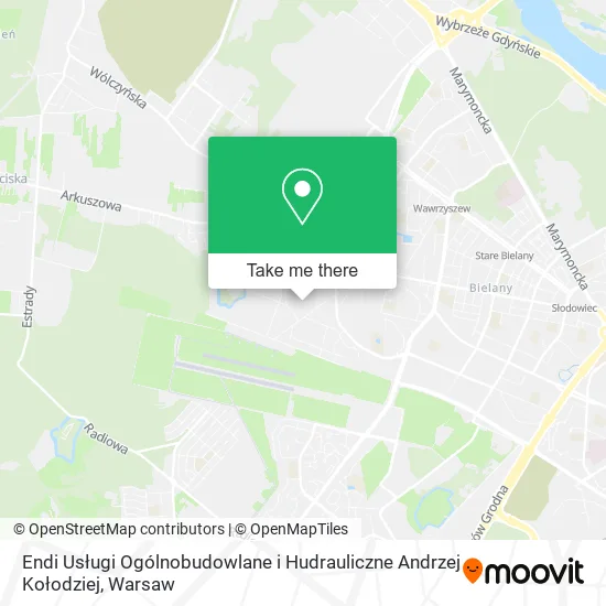 Endi Usługi Ogólnobudowlane i Hudrauliczne Andrzej Kołodziej map