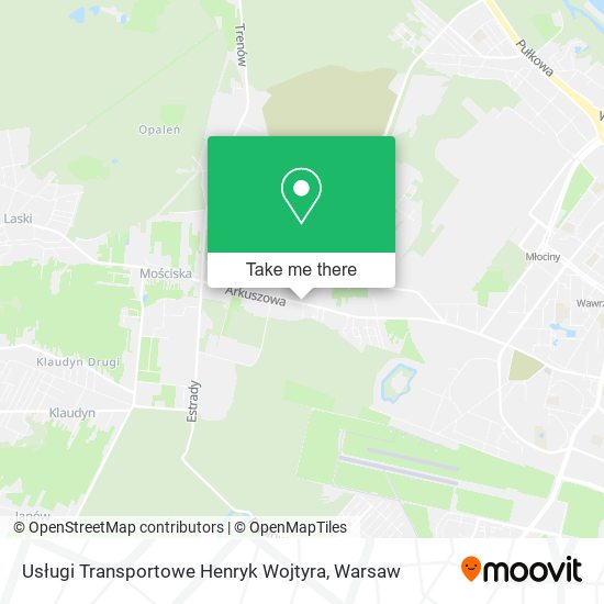 Usługi Transportowe Henryk Wojtyra map