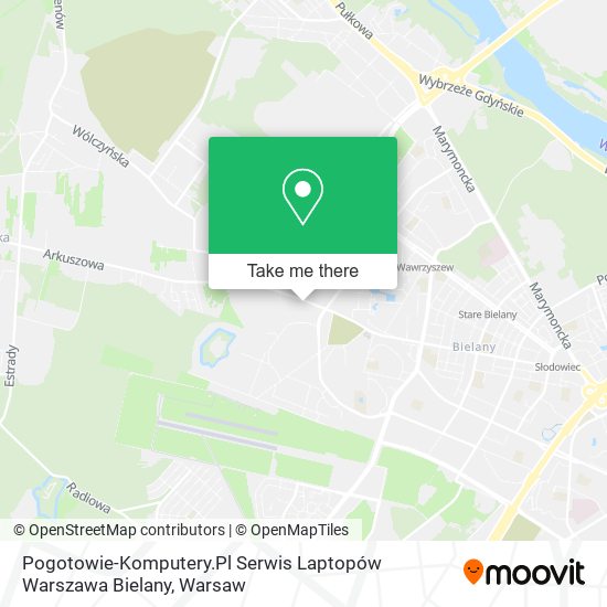 Pogotowie-Komputery.Pl Serwis Laptopów Warszawa Bielany map