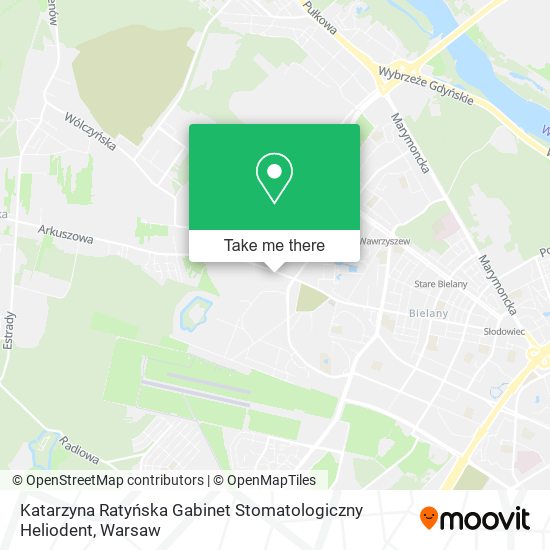 Katarzyna Ratyńska Gabinet Stomatologiczny Heliodent map