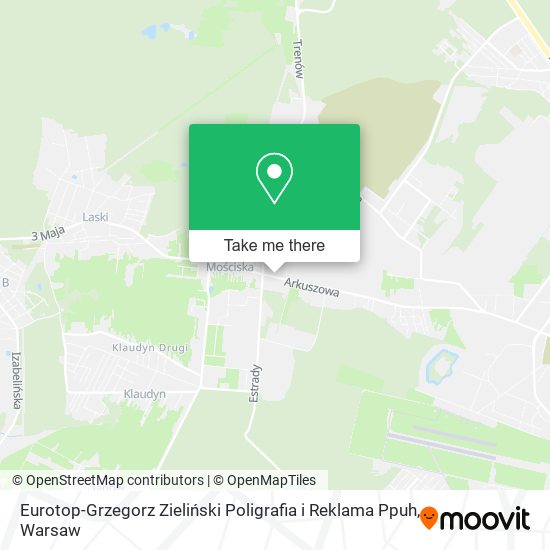 Eurotop-Grzegorz Zieliński Poligrafia i Reklama Ppuh map