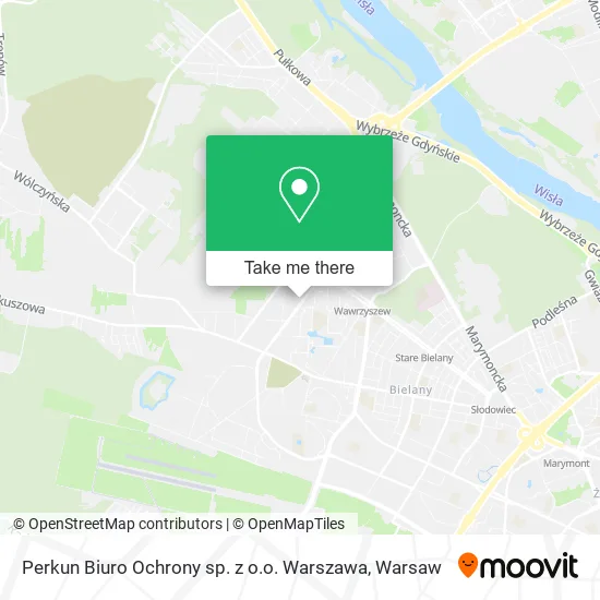 Карта Perkun Biuro Ochrony sp. z o.o. Warszawa