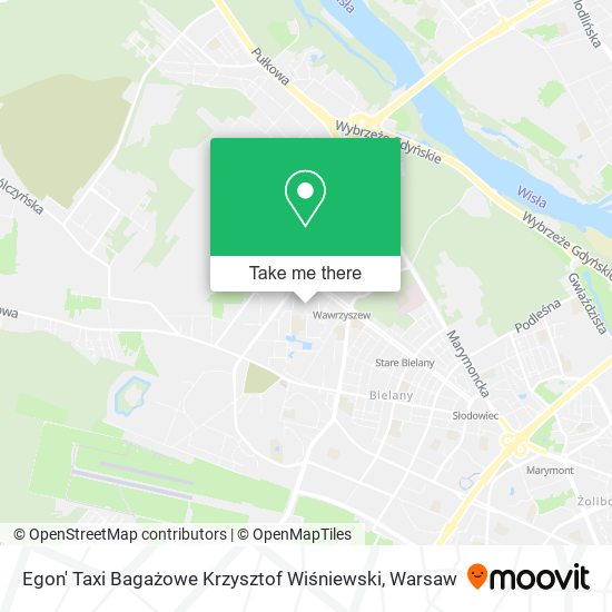 Egon' Taxi Bagażowe Krzysztof Wiśniewski map