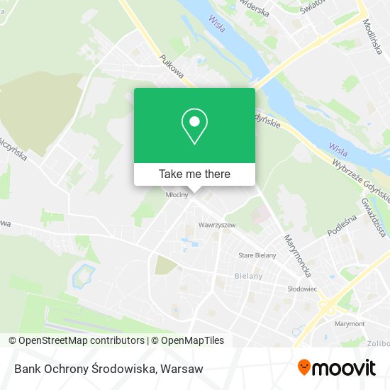 Bank Ochrony Środowiska map