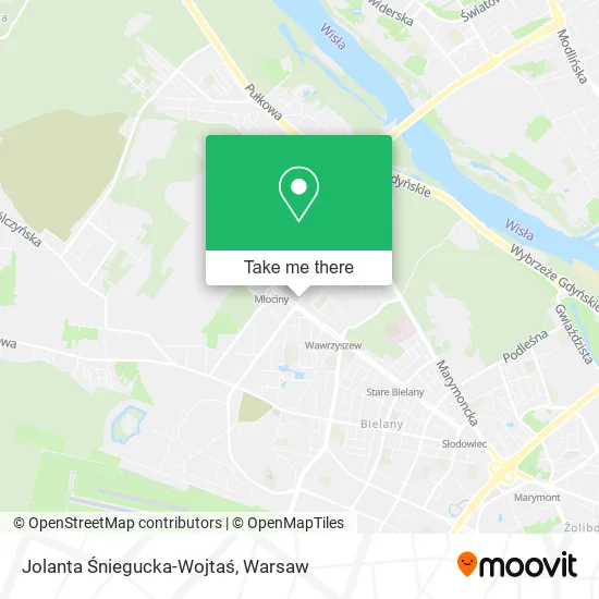 Jolanta Śniegucka-Wojtaś map