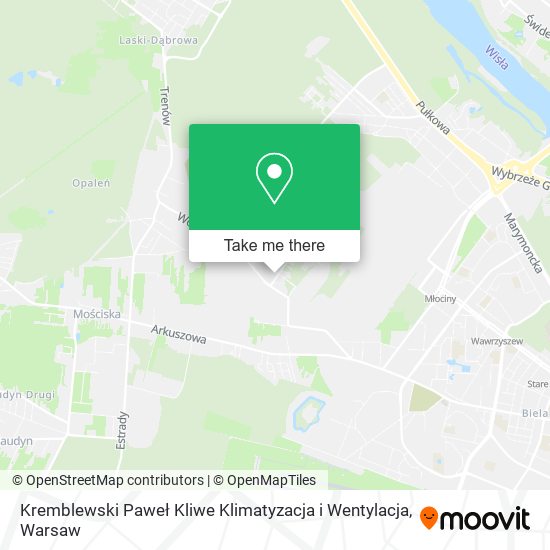 Kremblewski Paweł Kliwe Klimatyzacja i Wentylacja map