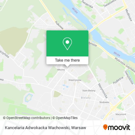 Kancelaria Adwokacka Wachowski map