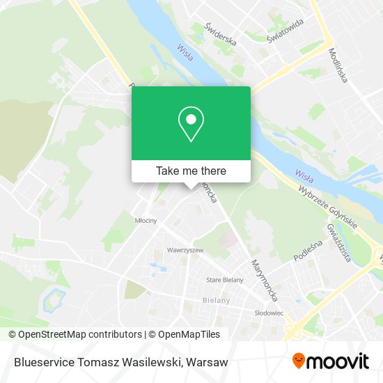 Blueservice Tomasz Wasilewski map