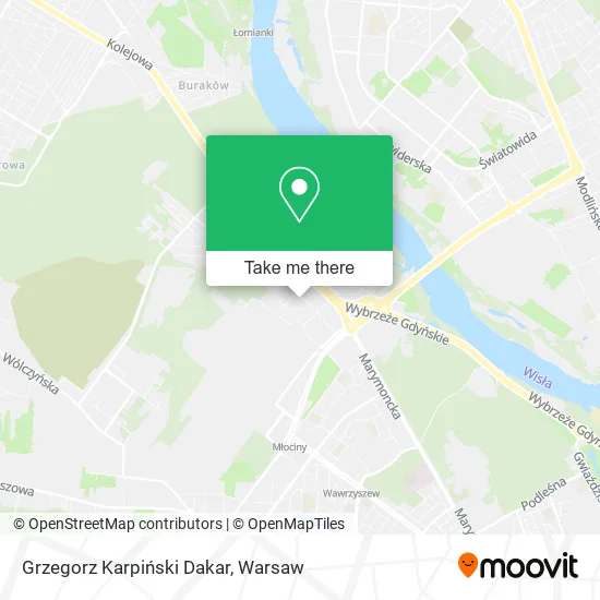 Grzegorz Karpiński Dakar map