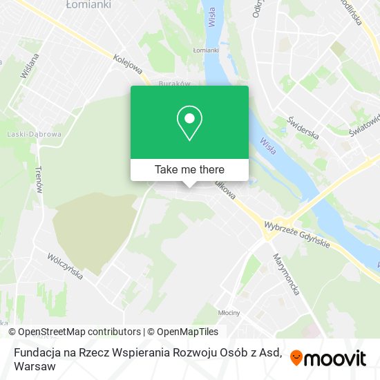 Fundacja na Rzecz Wspierania Rozwoju Osób z Asd map