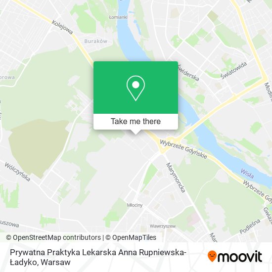 Prywatna Praktyka Lekarska Anna Rupniewska-Ładyko map