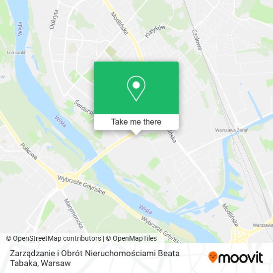 Zarządzanie i Obrót Nieruchomościami Beata Tabaka map