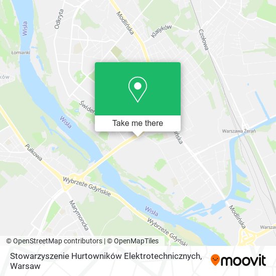 Карта Stowarzyszenie Hurtowników Elektrotechnicznych