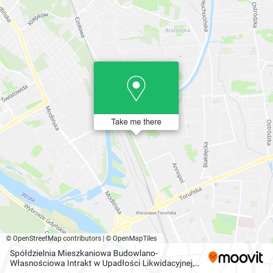 Spółdzielnia Mieszkaniowa Budowlano-Własnościowa Intrakt w Upadłości Likwidacyjnej map