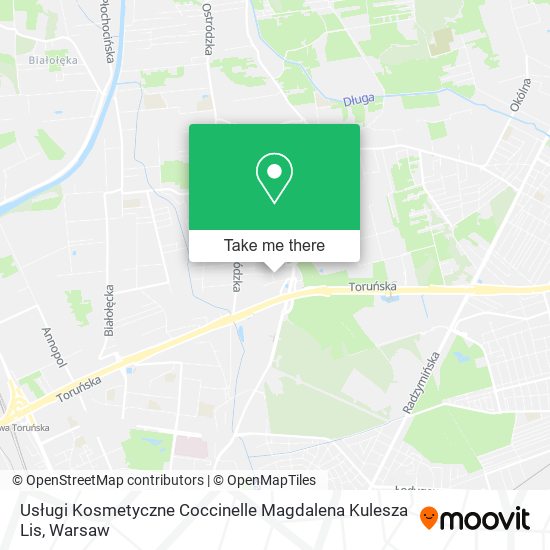 Usługi Kosmetyczne Coccinelle Magdalena Kulesza Lis map