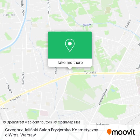 Grzegorz Jeliński Salon Fryzjersko-Kosmetyczny o!Włos map