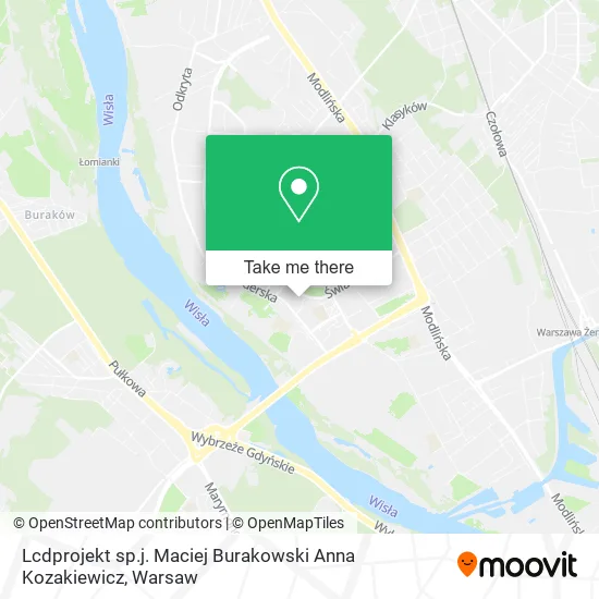 Lcdprojekt sp.j. Maciej Burakowski Anna Kozakiewicz map