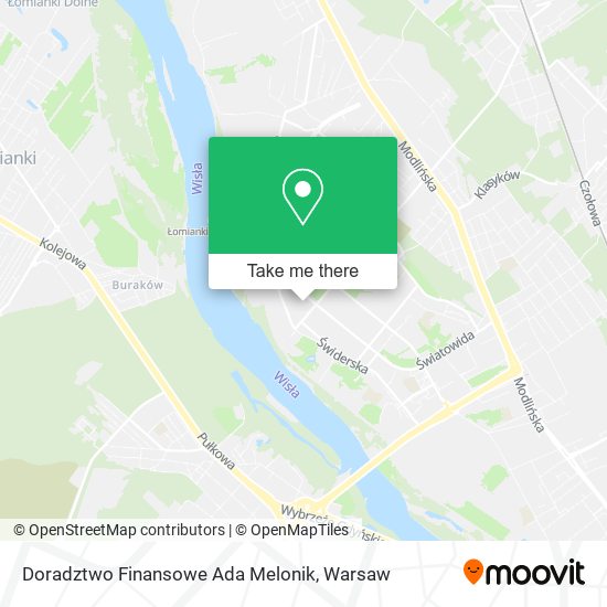 Doradztwo Finansowe Ada Melonik map