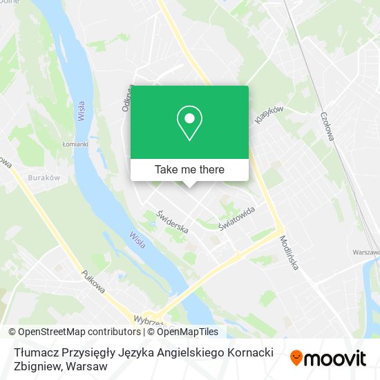 Tłumacz Przysięgły Języka Angielskiego Kornacki Zbigniew map