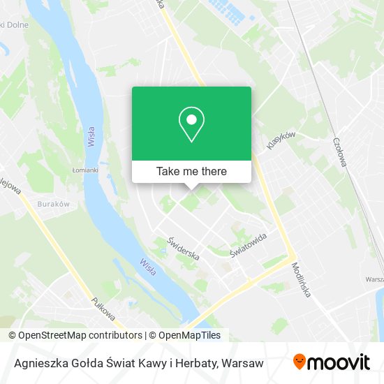 Agnieszka Gołda Świat Kawy i Herbaty map