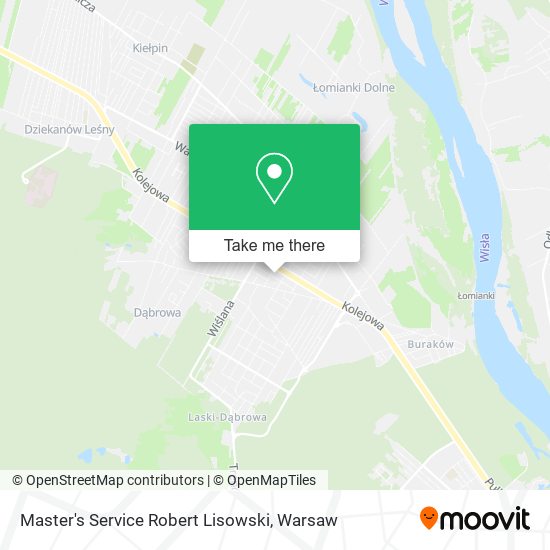 Master's Service Robert Lisowski map