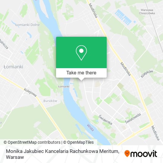 Monika Jakubiec Kancelaria Rachunkowa Meritum map