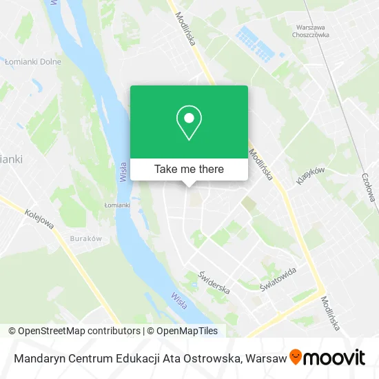Mandaryn Centrum Edukacji Ata Ostrowska map