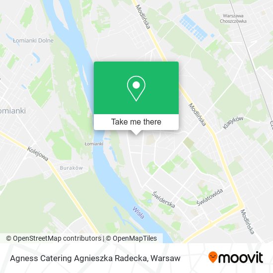 Agness Catering Agnieszka Radecka map