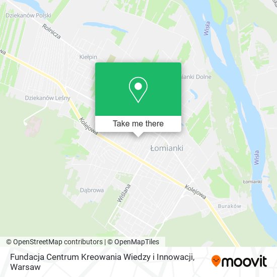 Fundacja Centrum Kreowania Wiedzy i Innowacji map