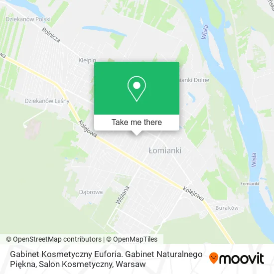 Gabinet Kosmetyczny Euforia. Gabinet Naturalnego Piękna, Salon Kosmetyczny map