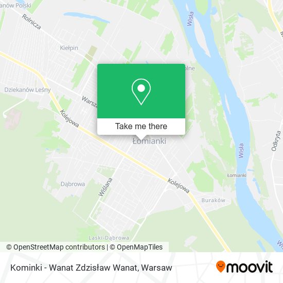 Kominki - Wanat Zdzisław Wanat map