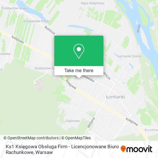 Ks1 Księgowa Obsługa Firm - Licencjonowane Biuro Rachunkowe map