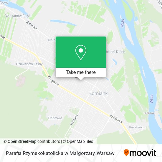 Parafia Rzymskokatolicka w Małgorzaty map