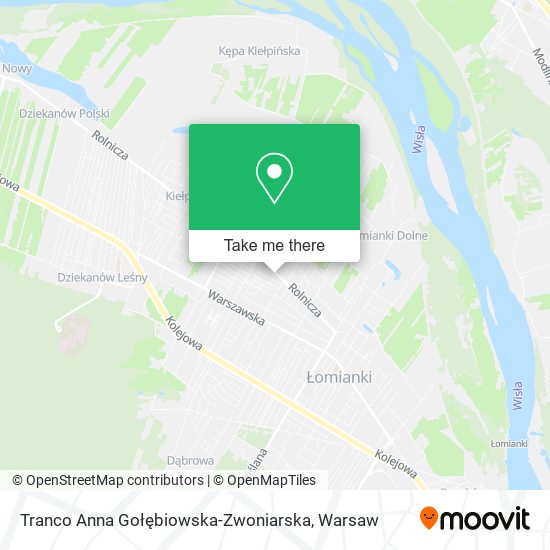 Tranco Anna Gołębiowska-Zwoniarska map