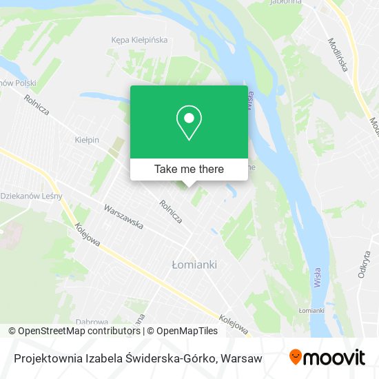 Projektownia Izabela Świderska-Górko map