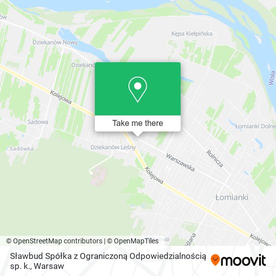 Sławbud Spółka z Ograniczoną Odpowiedzialnością sp. k. map