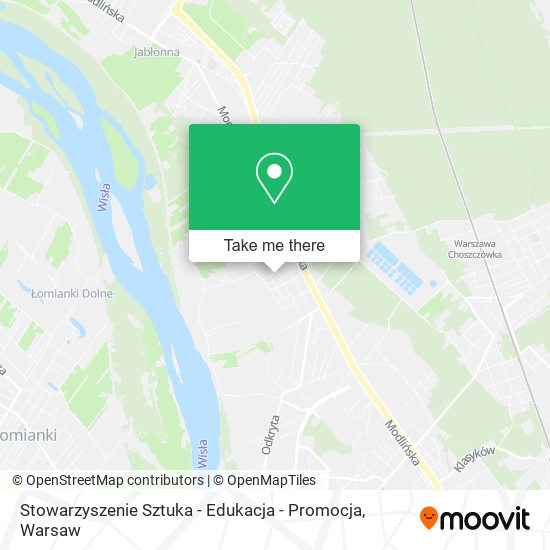 Stowarzyszenie Sztuka - Edukacja - Promocja map