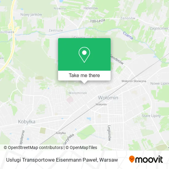 Usługi Transportowe Eisenmann Paweł map