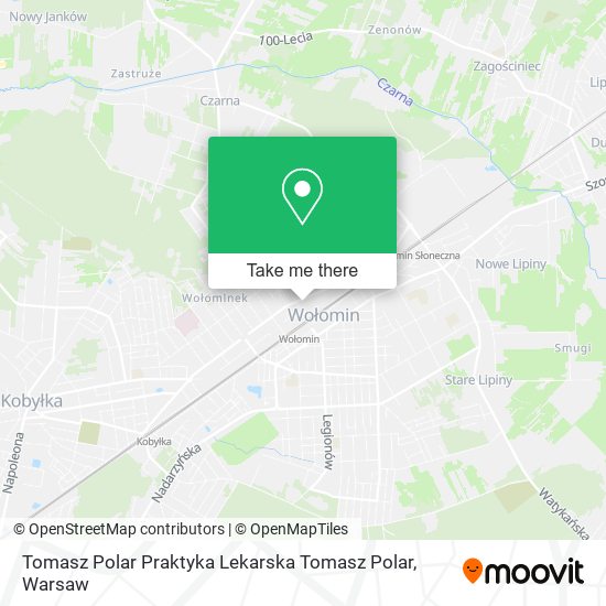 Карта Tomasz Polar Praktyka Lekarska Tomasz Polar