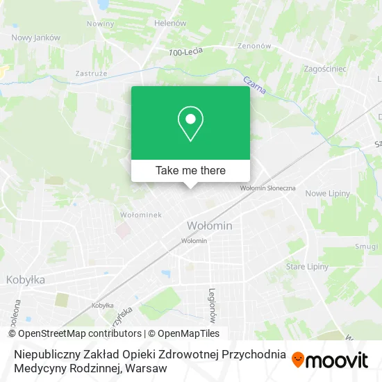 Niepubliczny Zakład Opieki Zdrowotnej Przychodnia Medycyny Rodzinnej map