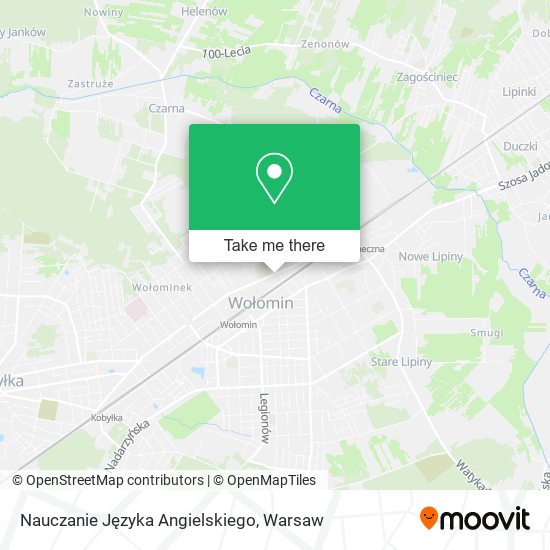 Nauczanie Języka Angielskiego map