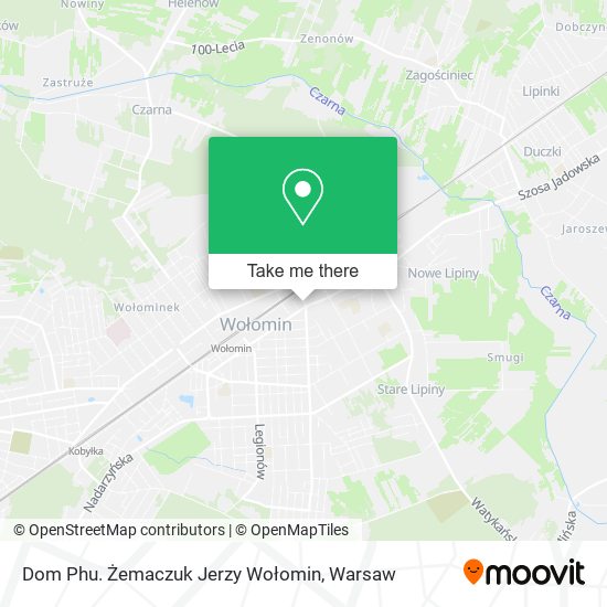 Dom Phu. Żemaczuk Jerzy Wołomin map